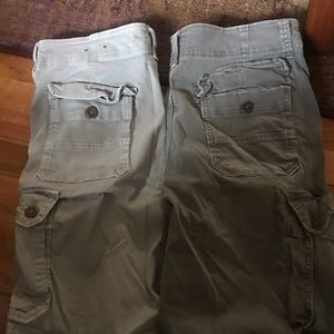 American Eagle shorts size 34 Gray two pair
